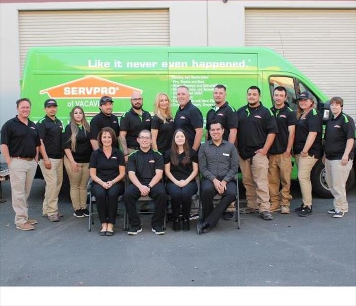 This photo shows all of our SERVPRO of Vacaville / Fairfield / Dixon employees